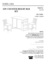 Dorel Home Furnishings DA3729 Operating instructions