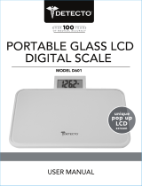 Detecto Scale D601 Owner's manual