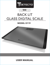 Detecto Scale D119 Owner's manual