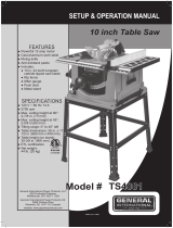 General International TS4001 User manual