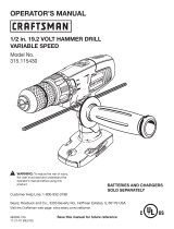 Craftsman 11543 Owner's manual