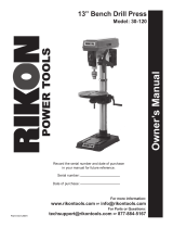 Rikon Power Tools 30-120 Owner's manual