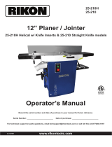 Rikon Power Tools 25-210H Owner's manual