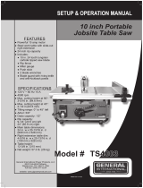 General International TS4003 Owner's manual