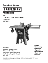 Craftsman ProSeries TJZ10/3 Owner's manual