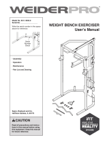 Weider 14933 Owner's manual