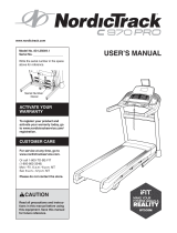 NordicTrack C 970 Pro Treadmill User manual