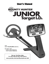 Bounty Hunter JUNIOR T.I.D. Owner's manual