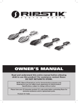 Razor&#174 15055047 Owner's manual
