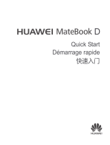 Huawei Matebook D Quick start guide