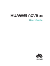 Huawei HUAWEI NOVA LITE User guide
