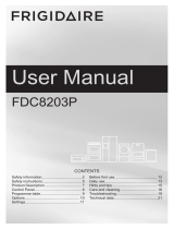 Frigidaire FDC8203P User manual