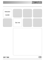 Zanussi ZGF7820X User manual