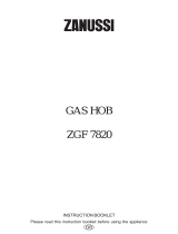 Zanussi ZGF7820X User manual