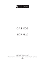 Zanussi ZGF7820X User manual