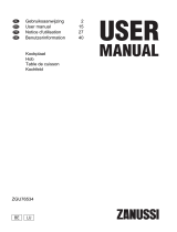 Zanussi ZGU76534XA User manual