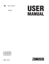 Zanussi ZCG63200BA User manual