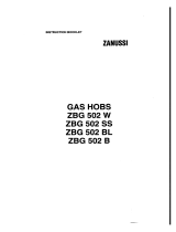 Zanussi ZBG502B User manual