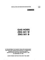 Zanussi ZBG501B User manual