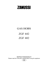 Zanussi ZGF642W User manual