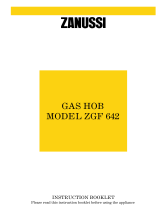 Zanussi ZGF642W User manual