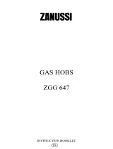 Zanussi ZGG647ICN User manual