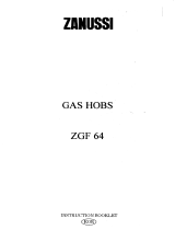 Zanussi ZGF64BK User manual