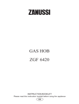 Zanussi ZGF6420X User manual