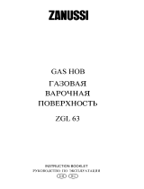 Zanussi ZGL63IW User manual