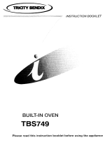 Tricity TBS749WH1 FAE MP.TRI User manual