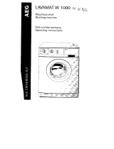 AEG LAVW1000-WB User manual