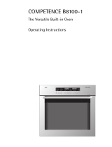 Electrolux COMPETENCE B8100-1 User manual