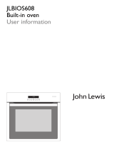 John Lewis Oven JLBIOS608 User manual