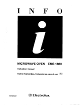 Electrolux EMS1880 User manual