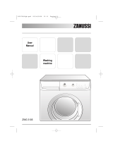 Zanussi ZWG3105 User manual