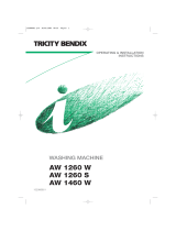 Tricity Bendix AW1460W User manual