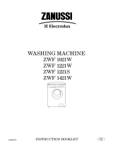 Zanussi-Electrolux ZWF1221W User manual