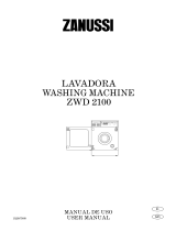 Zanussi ZWD2100 User manual