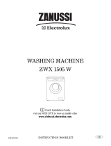 Zanussi-Electrolux ZWX1505W User manual