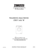 Zanussi-Electrolux ZWF1451W User manual