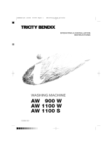 Tricity Bendix AW 1100 W User manual