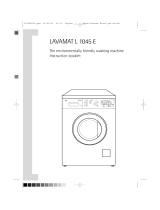 AEG LAVAMAT L 1045 E User manual