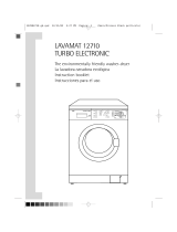 AEG LAVAMAT 12710 TURBO ELECTRONIC User manual