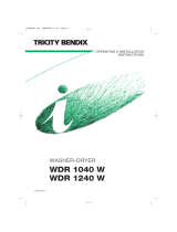 Tricity Bendix WDR1240W User manual