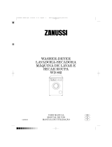 Zanussi WD802 User manual