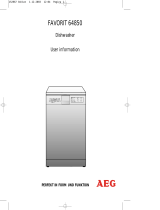 AEG F64850 User manual