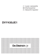De Dietrich DVY430JE1 User manual