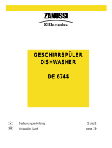 Zanussi DE6744 User manual