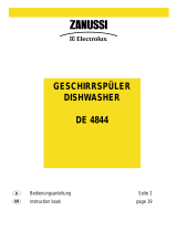 Zanussi DE4844 User manual