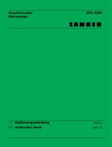 ZANKER ZKS5453X User manual
